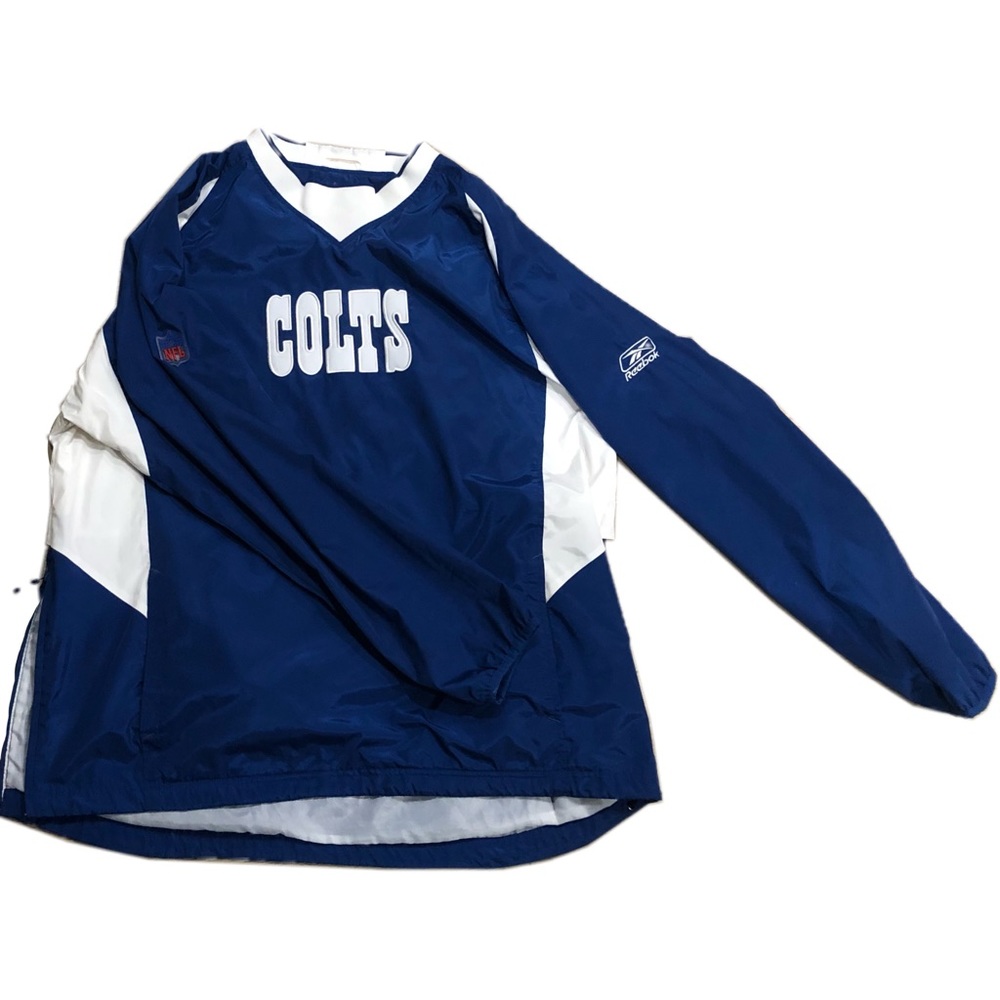 Vintage Colts NFL Reebok Pullover Windbreaker